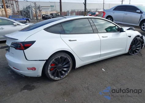 2023 Tesla Model 3 Performance Dual Motor All-Wheel Drive из США, поврежденный, VIN 5YJ3E1ECXPF627694